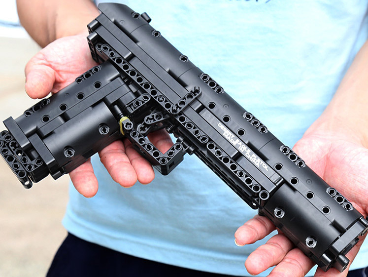 Desert Eagle Handgun Building Blocks Toy Model
